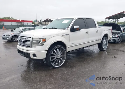 2013 Ford F-150 Platinum z USA, uszkodzony, nr VIN 1FTFW1ETXDFB20554
